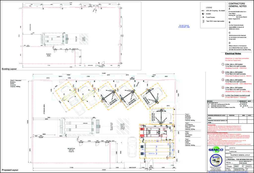 01 - Layout - A1 - GEMCO - Experts in the Garage Equipment Industry!